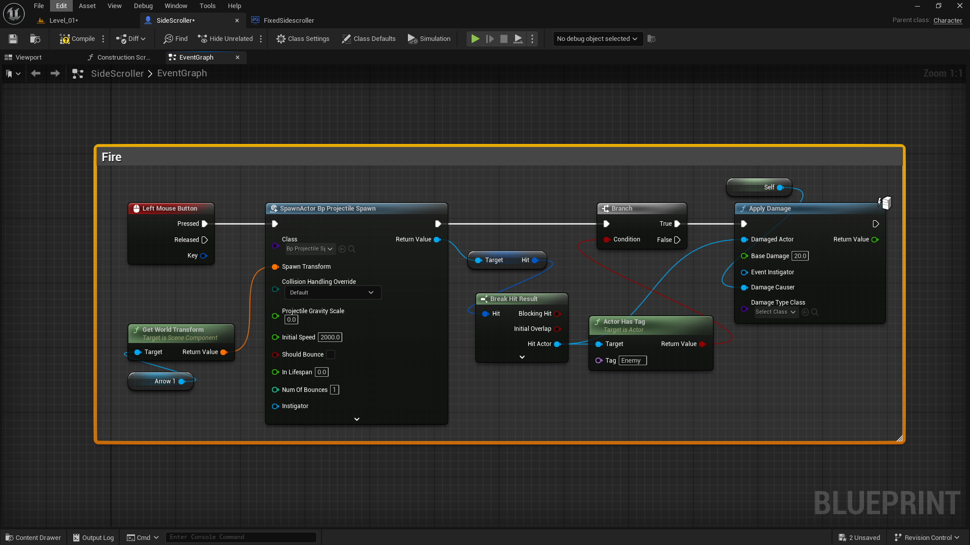 Fire System Blueprint