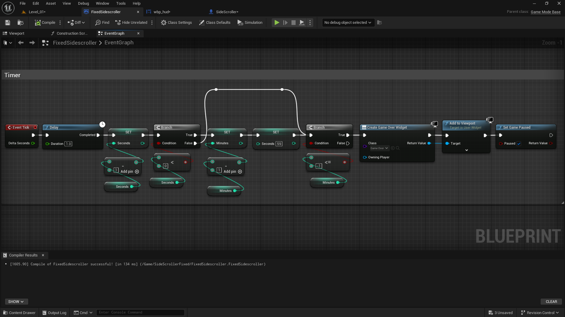 Timer System Blueprint